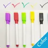 8 stks / partij Kleurrijke Zwarte School Klasse Whiteboard Droog White Board Markers gebouwd in Gum Student Children's Tekening Pen