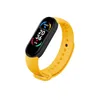 2021 M6 Smart Bracelet Montre Bracelets Pour Fitness Tracker Fréquence Cardiaque Moniteur de Pression Artérielle Écran Couleur IP67 Étanche Téléphone Mobile