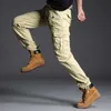 Fashion Men's Pants Spring Cotton Camouflage Military Men Straight Combat Casual Tactical Overalls Male Trousers 210715