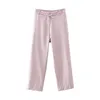 BLSQR Women Suit Pants Autumn Office Lady Long Trousers Solid Loose High Waist Pant Vestodo Female 210430