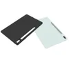 Czarny Matowy Skidoszczelny Soft TPU Przezroczysty silikonowy Case Case Pokrywa dla Samsung Galaxy Tab S7 Fe 12.4 "2021 (SM-T730 / T736)