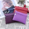 Mulheres Moeda Bolsas 2021 Moda PU Couro Mini Carteira Multi Funcional Zipper Bolsa Cartão Titular LBY2021