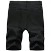 Men's Shorts Fashion Arrivals Men Denim Shorts Distress Ripped Destroyed Black White Short Jeans Mans Trousers