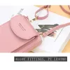 Brieftasche Damen Messenger Multifunktions-Handy-Clutch-Tasche Große Kapazität Reisekarte Reisepass Aufbewahrungstaschen