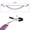 Articles de massage Nouvelle chaîne en métal Pinces à seins Femmes Pinces à seins Flirter Teasing Bondage Kit Esclave Sexy Jeu Pour Couple Bdsm Accessoires