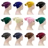 Plain Jersey Tube Cap Wewnętrzny Wewnętrzny Hidżab Underscarf Malezja Kobiety Bonnet Muzułmanin Solid Color Easy Headscarf Cap Head Wrap