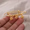 24K 4pcs Ethnic Gold Color Dubai Bangles For Baby Girl Bracelet Women Girl Bride Ethiopia Bangles Child jewelry Gift134342736043478