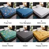 100% vattentät madrass beskyddare spridda dammtät vadderat tjockt varmt ark präglad kudde hem textil säng dekor