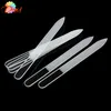 50st/Lot Glass Nail File Drable Crystal File Transparent genomskinliga nagelkonstfiler Verktyg