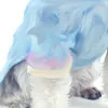 Maglietta per animali domestici in maglia sexy Maglietta per cuccioli con stampa blu Abbigliamento per cani Schnauzer Bulldog Corgi Abbigliamento per animali domestici