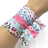 11 färger 200 PCSlot bra ögonfransar tryckt knutna hårband elastiska gummiband armband flickor hästsvanshållare armband93329857362470