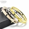 Fysara Simple Sporty Dumbbell Bracelets Upper Arm Lover Bangles Men Jewelry Stainless Steel Bracelets Custom Made Diy Wholesale Q0717