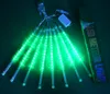 Tubos de chuva de chuva de meteoros multicoloridos de 30 cm Cordas AC100-240V LED Luzes de Natal Festa de casamento Jardim Xmas Corda de luz ao ar livre205c