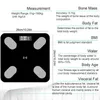 Digital skala Badrum Elektronisk Skala MI Precision Smart Portable Floor Scale Tuffat Glass Balance BMI Sammansättning Analyzer H1229