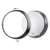Vägglampa 10W LED takmonterad rund cirkulär skottlampor med rörelsesensor PIR för inomhus, trädgård, svart
