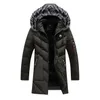 Fashion-Men's Down & Parkas Thick Men Winter Long Coat 2021 Outdoor Warm Windbreaker Jackets Male Casual Hooded Fur Collar Outwear Coats