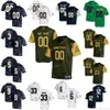 College Jerseys 33 Josh Adams 34 Jahmir Smith 4 George Atkinson III 40 Drew White 5 Manti Te'o 6 Jerome Bettis Custom Football Stitched6671374