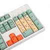 Hami Melon Dye-Sub-Sub-PBT Keycap مجموعة الألمانية إسبانيا المملكة المتحدة الفرنسية ISO MX مفاتيح لوحة المفاتيح 104 87 61 Filco YMD96 KBD75 FC980M ID80