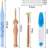 Magic Needle embroidery Pen Stitching Punch Needles Tool Sets DIY Craft Sewing Kit Tools For Embroideries Patterns