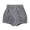 Bébé garçons filles PP pantalon été triangulaire pain pantalon Shorts enfants rayure point coton et lin Bloomers 2725 Y2