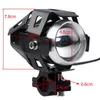 125W Motorcycle Headlights with Switch Motorbike Auxiliary Spotlight U7 LED Motor Driving Strobe Flashing DRL Lights for ATV UTV Tru car dvr