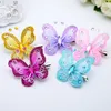 2021 Flickor Hårtillbehör Söt Fjäril Hårpin Kids Barrette Flower Clip Clip Bow Hands Hairclip För Barn Snabb Frakt 971 Y2