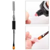 12pcs Nail Extension Kit All-in-one Art Set Poly UV Gel 3pcs Natural Resin Glue,Nail Pen, Lamp Kits