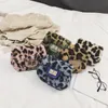 Kids Plush Purses and Handbags Cute Leopard Girls Mini Crossbody Bags Baby Coin Pouch Toddler Cutch Purse