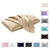 20*26inch Silk Satin Pillowcase Home Multicolor Ice Silk Pillow Case Zipper Pillow Cover Double Face Envelope Home TextilesT2I52097