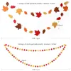 Parti Dekorasyon Şükran Günü Güz Tema Dekor Yapay Kağıt Yaprakları Çiçekler Asılı Garlands Noel Sonbahar Düğün DIY Için