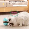 Eğlenceli Otomatik Pet Öz-Merhaba Oyuncak Interaktif Kedi Oyuncaklar Kedi Sopa ile Tedavi Sızdıran Oyuncak Dağıtıcı Kedi Kendini Teaser Stick Pet Ürünleri 210929