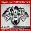 Тело Хаябуса для Suzuki GSXR 1300CC GSX R1300 1300 CC 1996-2007 74NO.182 GSX-R1300 GSXR-1300 2002 2003 2004 2005 2006 2007 GSXR1300 Silver Blue 96 97 98 99 00 01 обтекатель