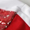De gros! Sublimation Chapeaux De Paillettes De Noël Blanc Transfert De Chaleur Simple Face Décorations Du Père Noël A12