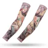 Arms Warmers Arm Sleeves Cover Tattoos Ice Silk Sun Protection Outdoor Sports Riding Tattoo Designs Sleeve for Men Women7710491