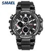 Smael Sports Men Watch Mens Analog Quartz Klockor Man Led Digital Vattentät Militär Armbandsur Man Klocka Relogio Masculino X0524