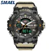 Military Watches Men Sport Watch New 50m Waterproof Wristwatch Stopwatch Alarm Led Light Digital Watches 8040 Men's Sports Watch Q0524