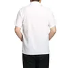 Vit skjorta mens sommar kort ärm casual men skjortor arbete affär formell camisas ficka ickejärn fast kemise homme 210524