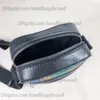 598103 luxury designer Mens Messenger Bags Double G Bag high quality shoulder bag leather canvas crossbody Bags brand pochette Multiple pockets size 14.5*18*6cm