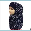 Wraps hattar, halsdukar handskar mode aessoriesscarves tjock bubbla chiffong blommig puff print kvinna muslim islamisk hijab scarf sjal huvud wr