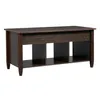 US stock Lift Top Coffee Table Modern Furniture Hidden Compartment and Lift Tabletop Brown a57 a43