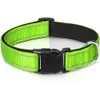 Reflective Dog Collar 12 Colors Soft Neoprene Padded Breathable Nylon Pet Adjustable for Small Medium Large Dogs 4 Sizes