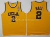 UCLA Bruins Jersey Kolej Basketbolu Russell Westbrook Lonzo Ball Zach LaVine Kareem Abdul Jabbar Reggie Miller Bill Walton Kevin Love Blue