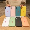 Candy Colors Phone Cases For iPhone 12 11 Pro MAX XS XR 7 8 Plus Matte Stars Soft TPU Back Cover