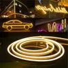 12V LED Strip Wodoodporna wstążka LEDS Neon Light IP67 2A Power Biały Ciepły White Ledtape Lampa 2835 120ed / m Modelowanie świateł