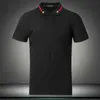 Blanc Noir New England Designer US Polos Pour Hommes À Manches Courtes Solide Respirant Chemise Plus La Taille 4XL 5XL 81855 210401