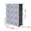 2022 Boxes & Bins Cube Storage 12-Cube Closet Shelves Organizer DIY Cabinet with Door