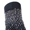 Женщины над коленными ботинками Rhinestone Boots Boots Socks Упругие сексуальные высокие каблуки Bling Sequin вязаные эластичные высокие каблуки H1116