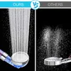 Ione Shower Head Bath Adjustable Jetting High Pressure Saving Water Bathroom Anion Filter SPA Nozzle 210724