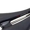 Selles de vélo vtt 275x155mm en cuir PU confortable selle de siège arrière de vélo de montagne Rail en titane