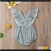 Rompers Jumpsuitsrompers Clothing Baby Maternity Drop Delivery 2021 Born Kids Baby Girl Clothes Sleeveless Stripe Romper Jumpsuit Outfit 024M